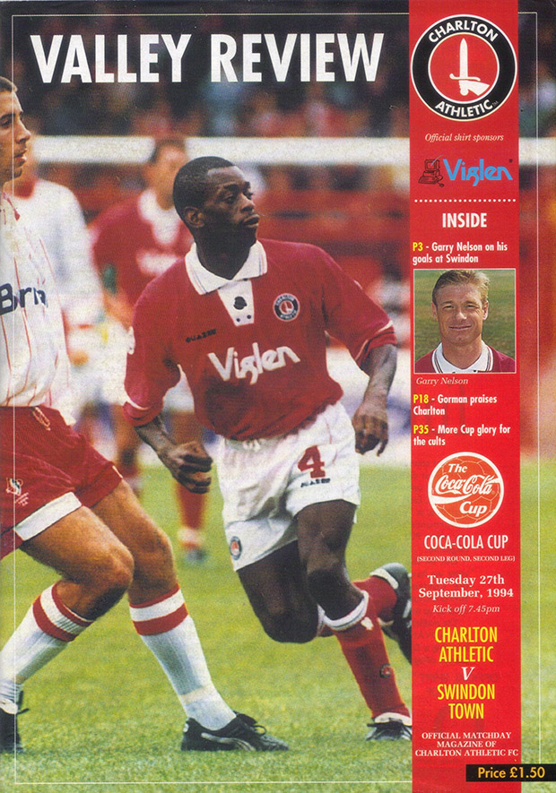 <b>Tuesday, September 27, 1994</b><br />vs. Charlton Athletic (Away)